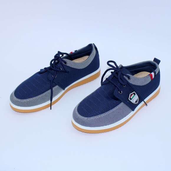 Fashion Sport Other - Fashion Sport Custom Pattern Blue Gray Canvas Shoes Lace Up NWOT